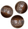 Schonwerk Walnuss Dekorative Kugeln für Schalen und Vasen (3er Set) Harz Kugelkugeln für Wohnzimmer, Esszimmer, Couchtisch, Mittelstück Home Decor - Tolle Geschenkidee (Crackled Mosaic)
