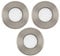 EGLO 3er Set LED Bodeneinbauleuchte Lamedo, 1 flammige Einbauleuchte, Wegelampe aus Edelstahl, Farbe: Silber, Glas: Weiß, satiniert, eckig, IP67