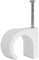 Strong Round White Cable Clips - Packs of 100 Clips - 10-14mm Clips - Sample Pack of 20 Clips