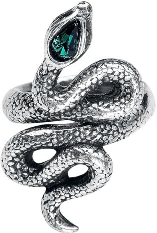 Alchemy Gothic Psalm Frauen Ring silberfarben XXS-XS Hartzinn Gothic