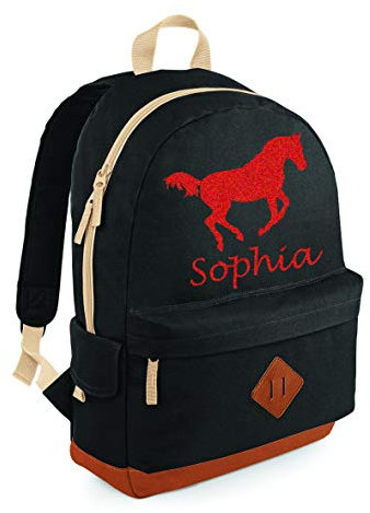 Personalisierbarer Rucksack, Pferde-Design