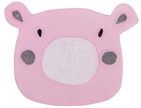 Rayher 31624262 Wachsmotiv Bärchen, babyrosa, 4,8 x 3,7 cm, 1 Stück, zum Gestalten von Kerzen (Taufe, Babyparty, als Geschenk etc.)