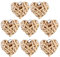 BESPORTBLE Weiden Herz Deko Rattan Bälle Herz Gewebt Anhänger 8pcs 5cm Hängende Wanddeko Fensterschmuck Bar Wohnzimmer Hochzeit Party Dekoration