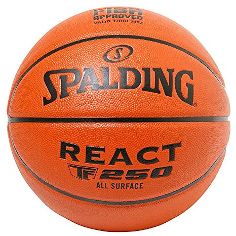Spalding TF-250 Basketball React JBA No. 7 Ball 77-081J Brown Basketball Basket