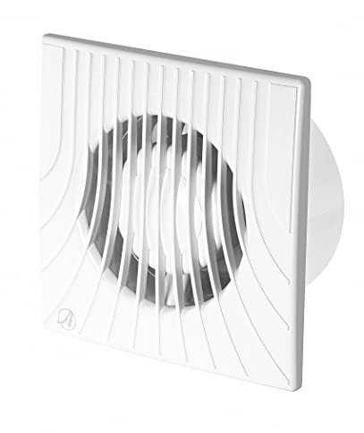 Prostko LTD Bathroom Extractor Fan 150mm Kitchen White Wall/Ceiling Modern Ventilator