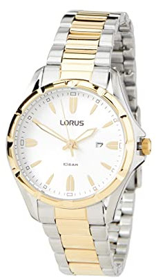 Lorus Damen Analog Quarz Uhr mit Metall Armband RJ252BX9