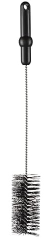 Hag Bürsten FC81257 Rohrbürste mit Edelstahldraht, Mittel, Schwarz, 60mm Durchmesser, 500mm Länge, 10 Stück