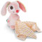 NICI Schmusetier 3D Hase Hopsali 13 cm mit Schmusetuch – Baby Kuscheltier mit Mulltuch ab 0+ Monaten – Weiches Plüschtier/Schmusetuch für Mädchen & Jungen, 48039
