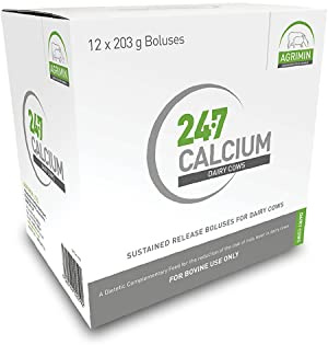 Agrimin 24-7 Calcium Bolus for Dairy Cows - 12 Pack