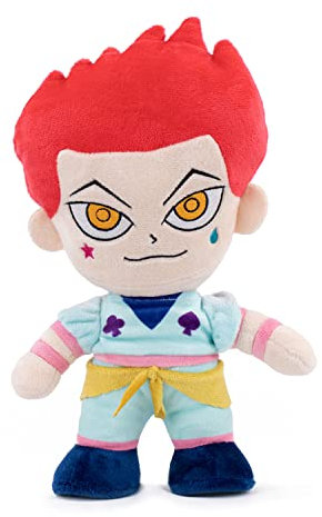 BARRADO Hunter X Hunter Charakter Kuscheltier - 28Zm - Gon, Killua, Kurapika, Hisoka - Super Soft Qualität (Hisoka)