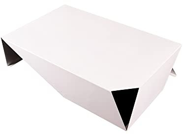 INOXLM Beistelltisch Dion | Couchtisch | Couchtisch | Design-Tisch | Couchtisch für Wohnzimmer | Couchtisch Made in Italy | Couchtisch aus lackiertem Stahl