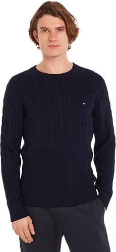 Tommy Hilfiger Classic Cotton Cable Crew Neck