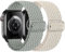 HalfYue Geflochtenes Armband Kompatibel mit Apple Watch Armband 38mm 40mm 41mm für Männer/Frauen, Verstellbares Elastisches Nylon Armband für iWatch Series 9/8/7/6/5/4/3/2/1/Ultra2/SE, 2 Stück