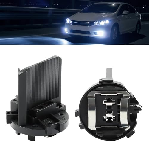 TOATELU 2 Stück Halogen Lampen Halter, H7 Scheinwerfer-Lampenfassung Ersatz A9068260282 5K0941109C, für G-olf 6 G-olf 7 MK6 MK7, S-haran und S-cirocco