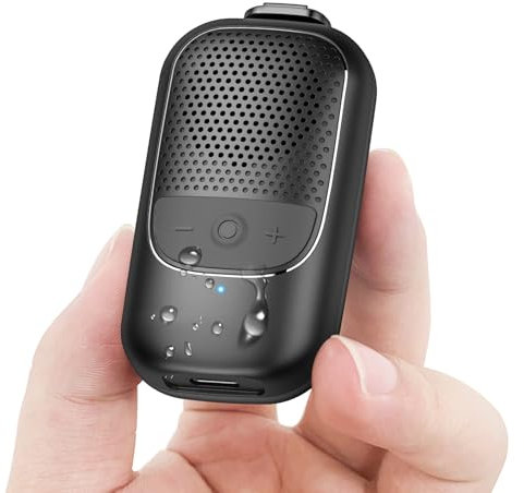 Cassa Bluetooth Potente, Cassa con Autonomia di 24 Ore, Altoparlante Bluetooth Impermeabile IP67, Stereo HiFi Bass Casse Bluetooth, Mini Cassa Bluetooth Portatile 5.3 per Feste, Esterni, Doccia (Nero)