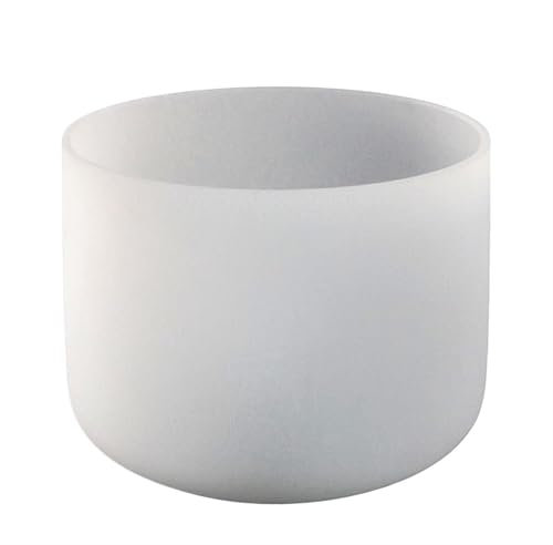 MOHUIED 10-14inch Crystal Singing Bowl To Release Meditation Large Quartz Sound Bowl Sound Healing Crystal Singing Bowl(10G Throat Chakra)