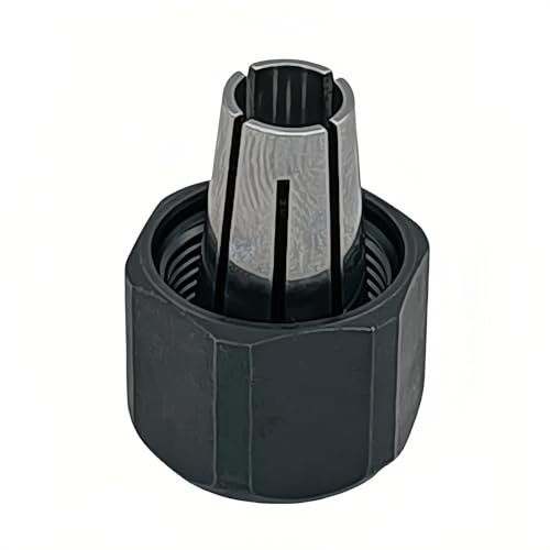 48-66-0974 48-66-2485 Replace for Milwaukee 48-68-0031 14-46-0166 Collet Nut 2485-20 2486-20 48-66-0975 1/4(6.35mm) Collet 48-66-0985 Routers Self-Releasing Collet and Locking Nut Assembly