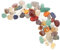ibasenice 40 Pièces Gemmes Remplies Roches De Remplissage De Vase Cailloux pour Aquarium Galets De Gravier De Cactus Gravier D'aquarium Roches Colorées Roches Drainantes Agate Colorée Pierre