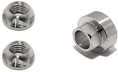 Tornillos antirrobo de seguridad, tuercas M6 M8 M10 M12 304, tapa de tornillo for toldo de bicicleta de montaña de acero inoxidable for estilo de coche(M8)