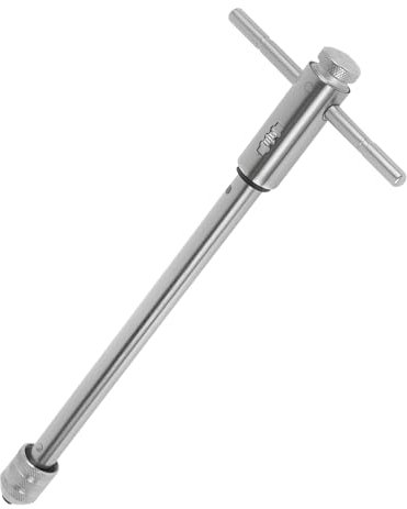 PEIZHIYC T Griff Windeisen Ratsche M3-M8 Hand Gewindeschneider mit Abnehmbarer Griff Rostfrei T-förmigen Gewindeschneider Set für die Bad Wasserhahn Küchen Sanitär (M3-M8)