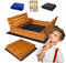Sandkasten mit Sitzbank 100 x 100 cm, Abdeckung, imprägniertes Holz, Kindersandkasten, Spielplatz