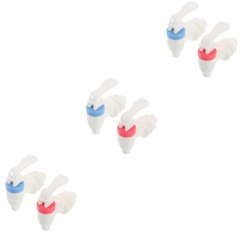 Veemoon 3 Sätze Wasserspender Hähne Auslaufventil Kunststoff Wasserhahn Reparatur Von Wasserbrunnen Wasserspender Repariert Wasserhahn Ersatzteile Für Wasserspender Plastik 2 Stücke * 3