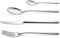 NUOVA HSSC Set Posate Linear 16 Pezzi in Acciaio Inox con 4 Coltelli Forgiati, Forchette, Cucchiai e Cucchiaini, Impugnatura Ergonomica, Lavabili in Lavastoviglie, Colore Inox