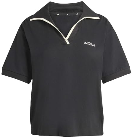 adidas Women's Seasonal Essentials Colorpop Poloshirt mit aufgestickter Grafik