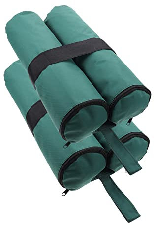 Toddmomy 2 Stück Outdoor Sandsäcke Sandsackset Dunkelgrün Camping Zelt Gewichte Faltbar Gewichtsbeutel Für Winddichte Sonnenschirme Und Pavillons