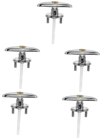 DIYEAH 5 Set Serrature per Porta Garage Kit Sicurezza con Chiavi Accessorio per Serratura e Riparazione Porta Garage Resistente