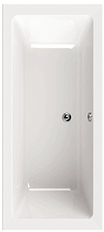 'aquaSu® Acryl - Badewanne oNno I 180 x 80 cm I Weiß I Wanne I Badewanne I Bad I Badezimmer