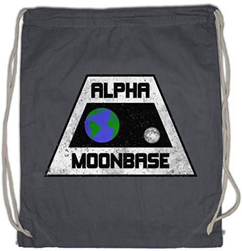 Urban Backwoods Vintage Alpha Moonbase Logo Turnbeutel Sporttasche