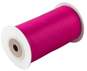 Satinband 100mm x 10m Rolle - FARBAUSWAHL in 3/6/12/18/25/38/50/75/100mm - farbecht & waschbar - Schleifenband für Ostern - Geschenkband zum Verpacken Dekorieren Basteln - Fuchsia 183D