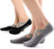 Hually Antiscivolo Calze Donna - 2 Paia Calzini Pilates Antiscivolo per Yoga,Pilates, Pure Barre, Balletto, Danza, Fitness, Ballo a Piedi Nudi(Nero e Grigio)