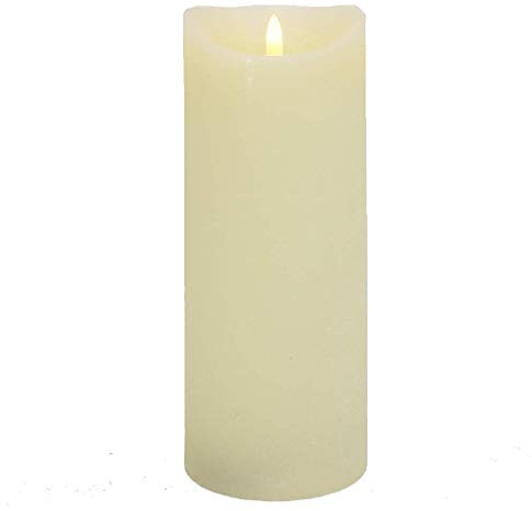 Premier 23cm FLICKABRIGHT Battery Operated Warm White LED Pillar Candle