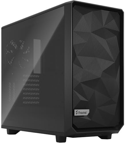 Fractal Design Meshify 2 Black ATX Flexible Light Tinted Tempered Glass Window Mid Tower Computer Case