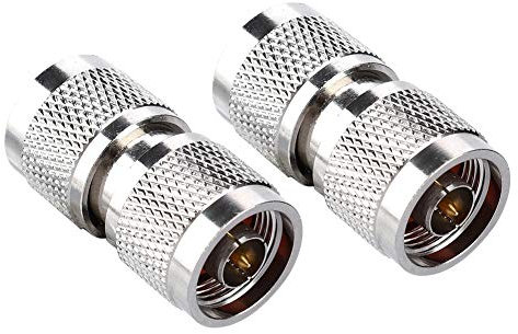 VBESTLIFE 2PCS N-Typ-Steckverbinder, N Buchse zu N Buchse Adapter RF-Koaxial-Koaxialsteckeradapter