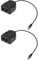 Splitter Training Adapter, Telephone Splitter Training Box Volume Control Intelligent Sound Closed for Phone Handsets (2, Black)