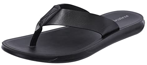 Harssidanzar Herren Flip Flops Zehenstegsandalen Sommer Tanga Bequeme weiche Mikrofaser Leder Fußbett Strandschuhe (Empfohlen Eine Nummer Größer Zu Kaufen) KM215