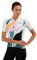 SIROKO - Radtrikot für Damen M2 Pinerolo - M - Weiß/Kühles Grün/Bubblegum Pink