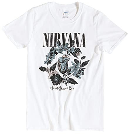 Nirvana Heart Shaped Box White T Shirt