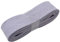 3 Meter Schrägband 20mm Breite in Unifarben - Biasband - zum Einfassen oder Verzieren von T-Shirts, Tischdecken, Deko und vieles mehr - grau (42)