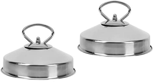 CIYODO 2stücke Dampfgarer Deckel Vielseitige Schutzhaube Für Küche Und Grill Hitzebeständiger Kochtopfdeckel Mit Ergonomischem Griff Geeignet Für Familien Und