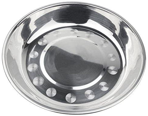Camping 17,8 cm Durchmesser Stahl Geschirr Abendessen Container Lebensmittel Camping Stahl Langlebig Outdoor Abendessen