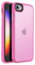 tigratigro Coque pour iPhone SE 2022/SE2020, coque iPhone 7/8, 4,7 pouces, texture mate translucide, flexible et anti-empreintes, texture similaire à la peau (Sakura Pink)