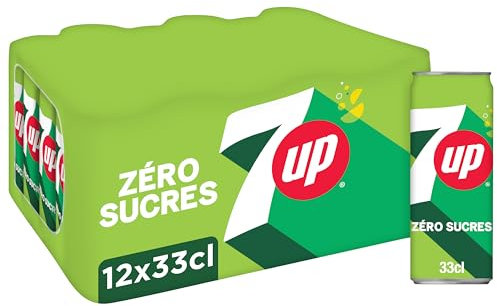 7UP Sans Sucres Canettes 24x33CL
