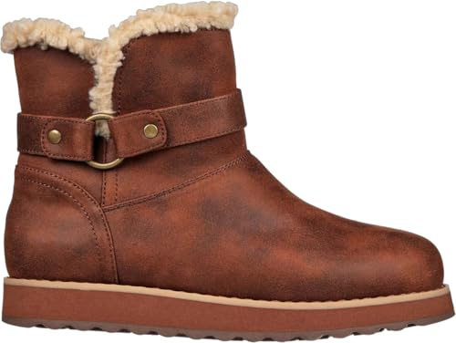 Skechers Women's Keepsakes 2.0 Sweet Home Snow Boot, Brown, 6 UK