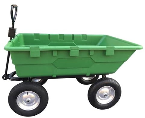 WERKA PRO Chariot remorque de Jardin 225 litres