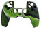 Retrogame Schutzhülle aus Silikon, Camouflage, rutschfest, Playstation 5 PS5, Controller, Grün-Schwarz (Schwarz Grün), Schutz und Griffverbesserung für PlayStation 5 Controller während des Spielens
