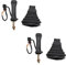 Bsowte 2X 3 Buttons Excavator Joystick Assy Handle Gears with Dust Cover for Doosan DX150 215 225 300 370-9C Right